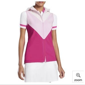 Women's G/Fore Colour Block Hooded Vest